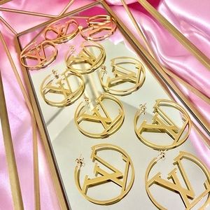 Luxe Logo Hoops